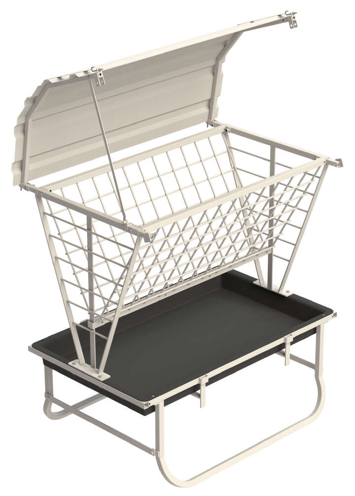 KERBL Futterraufe mit Dach